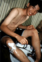 Shaving legs?